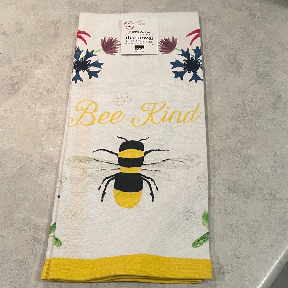 Now Designs “Bee Kind” Dish Towel